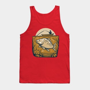 fishing big fish Tank Top